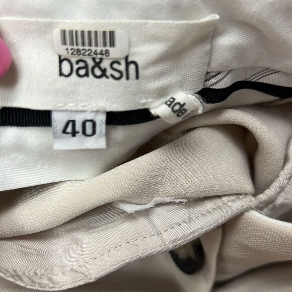 BA&SH Shen off-white trouser pants size 40 size 8 EUC - Picture 8 of 13